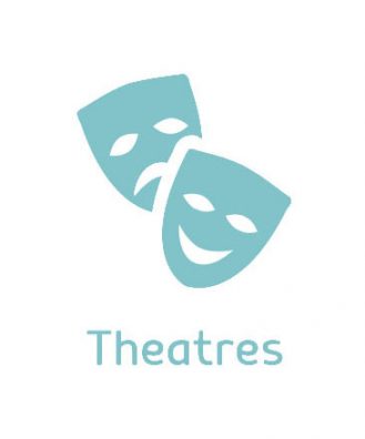 theatres masks icon - hearing aids